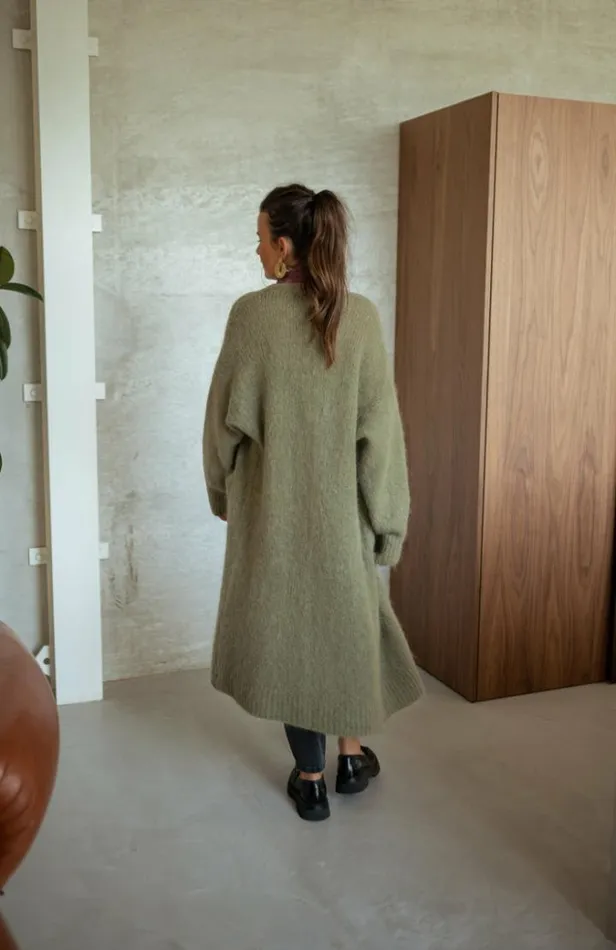Women039s Clothing Cardigans Easy Clothes Khaki Pelly Cardigan