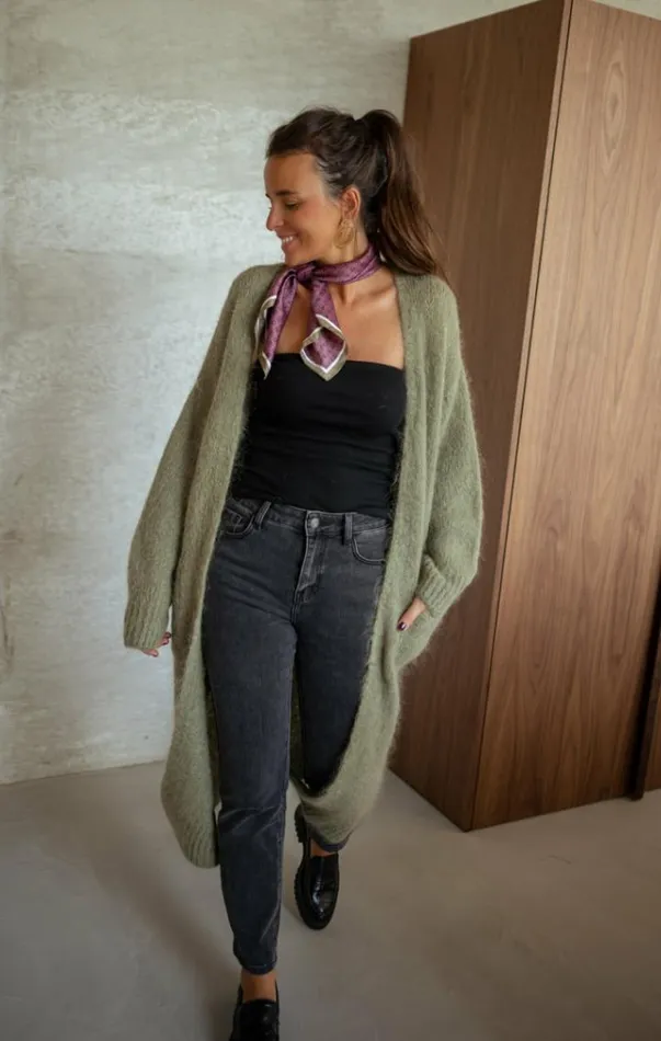 Women039s Clothing Cardigans Easy Clothes Khaki Pelly Cardigan