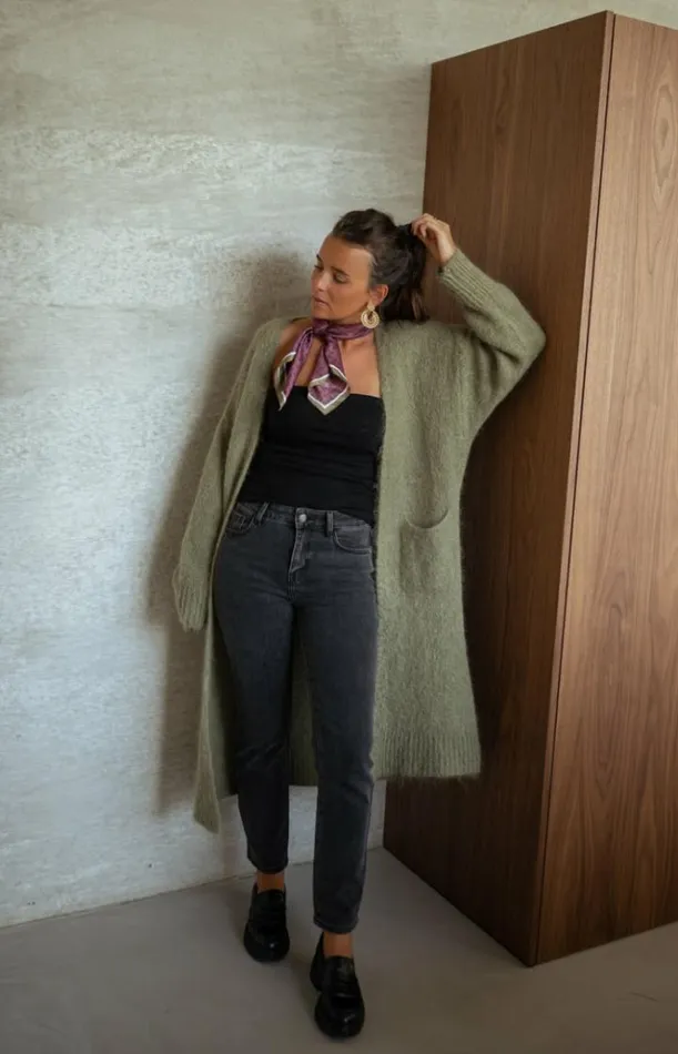 Women039s Clothing Cardigans Easy Clothes Khaki Pelly Cardigan