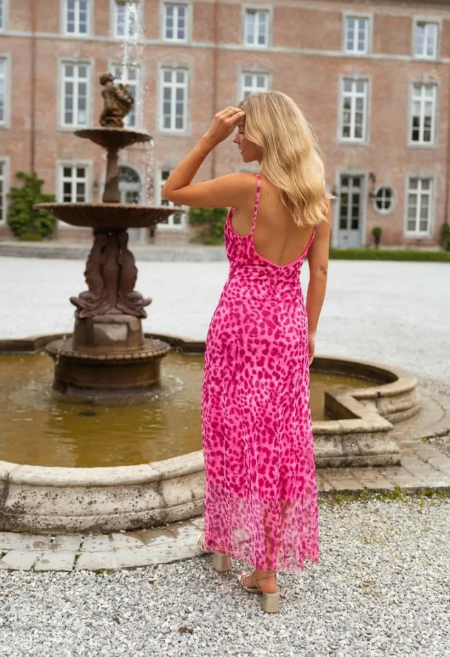 Women039s Clothing Dresses Easy Clothes Pink Leopard Ludo Dress Pink Leopard