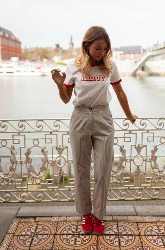 Women039s Clothing Pants and Jeans Easy Clothes Striped Fiona Pants
