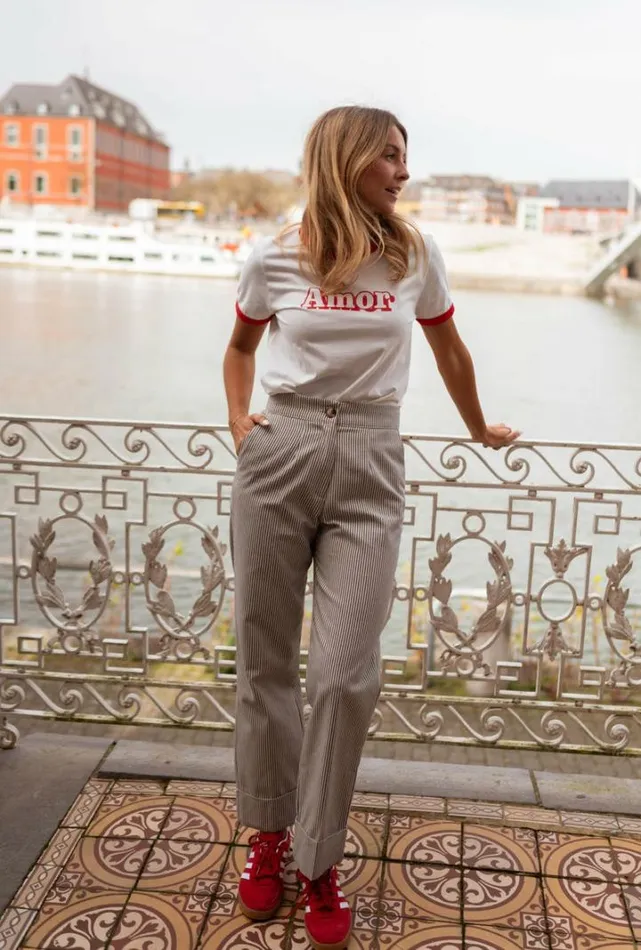 Women039s Clothing Pants and Jeans Easy Clothes Striped Fiona Pants Women039s Clothing Pants and Jeans Easy Clothes Striped Fiona Pants