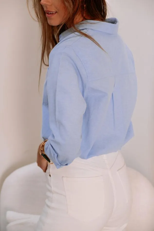 Women039s Clothing Shirts Easy Clothes Blue Claire Shirt Blue Women039s Clothing Shirts Easy Clothes Blue Claire Shirt Blue