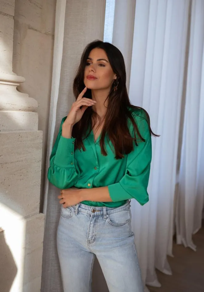 Women039s Clothing Shirts Easy Clothes Green Cuba Shirt Green