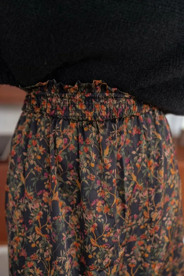 Women039s Clothing Skirts Easy Clothes Black Bridget Floral Skirt Women039s Clothing Skirts Easy Clothes Black Bridget Floral Skirt
