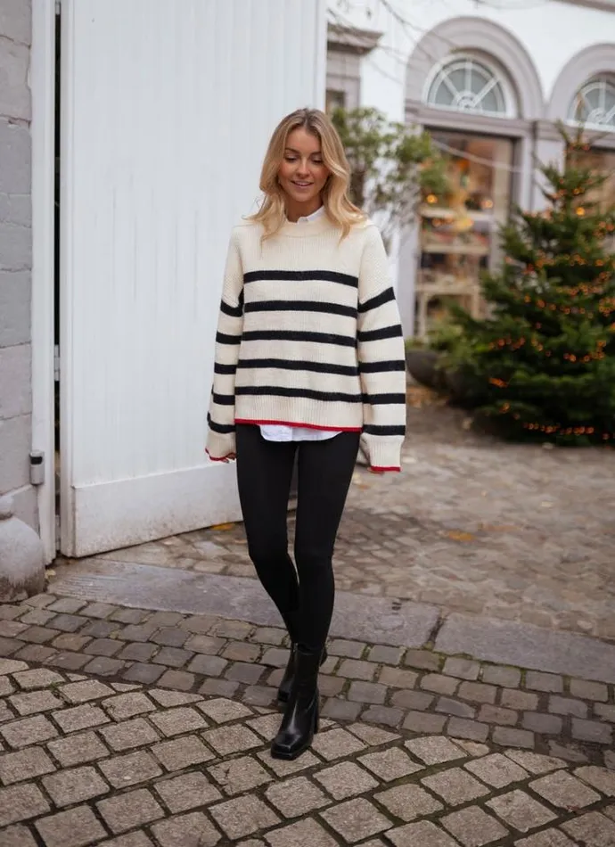 Women039s Clothing Sweaters Easy Clothes Ariba Sweater With Lines Women039s Clothing Sweaters Easy Clothes Ariba Sweater With Lines