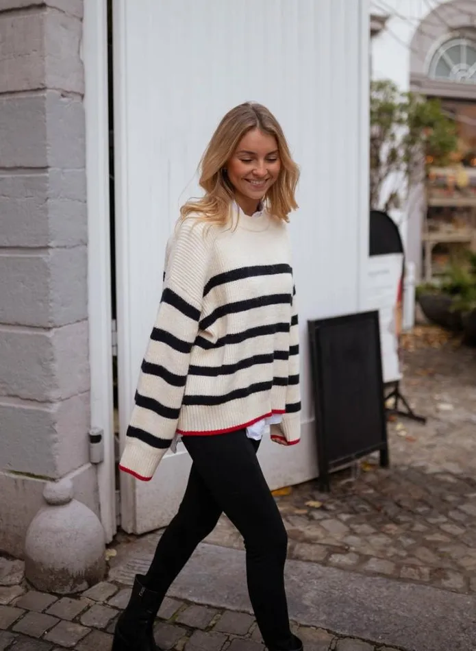 Women039s Clothing Sweaters Easy Clothes Ariba Sweater With Lines Women039s Clothing Sweaters Easy Clothes Ariba Sweater With Lines