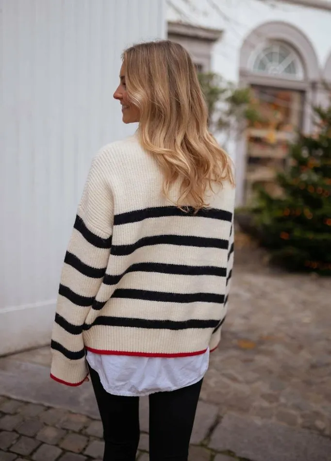 Women039s Clothing Sweaters Easy Clothes Ariba Sweater With Lines Women039s Clothing Sweaters Easy Clothes Ariba Sweater With Lines