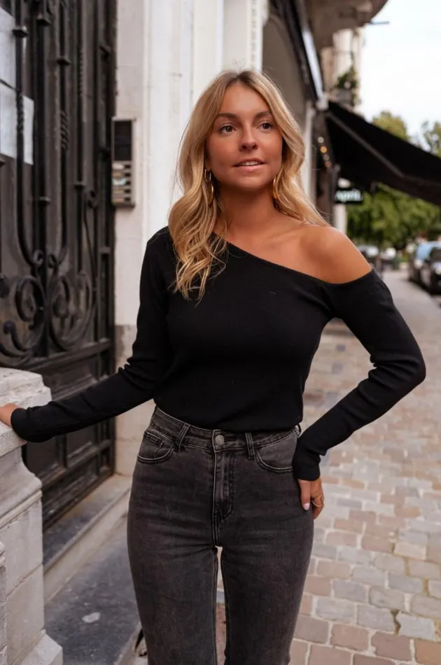 Women039s Clothing Sweaters Easy Clothes Black Casper Thin Sweater Black Women039s Clothing Sweaters Easy Clothes Black Casper Thin Sweater Black