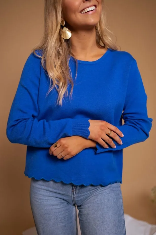 Women039s Clothing Sweaters Easy Clothes Blue Bess Sweater Blue