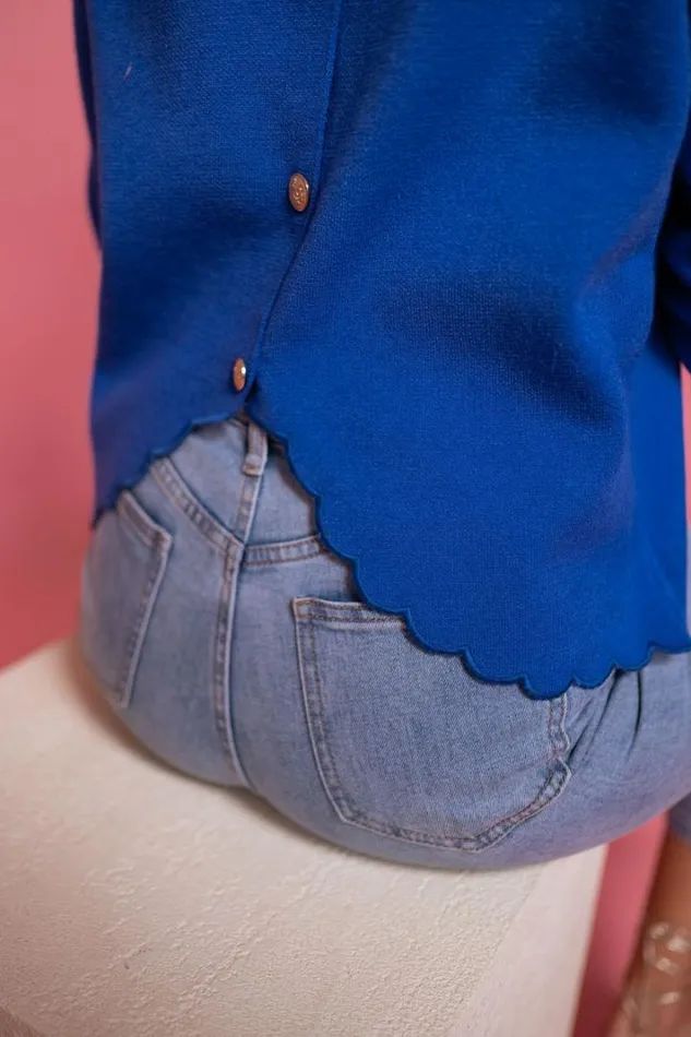 Women039s Clothing Sweaters Easy Clothes Blue Bess Sweater Blue