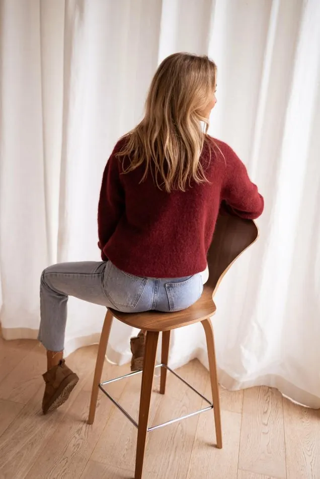Women039s Clothing Sweaters Easy Clothes Brick Delya Sweater Brick