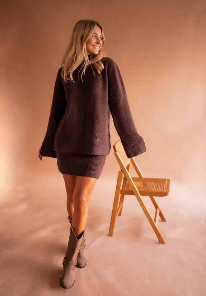 Women039s Clothing Sweaters Easy Clothes Chocolate Aurele Sweater