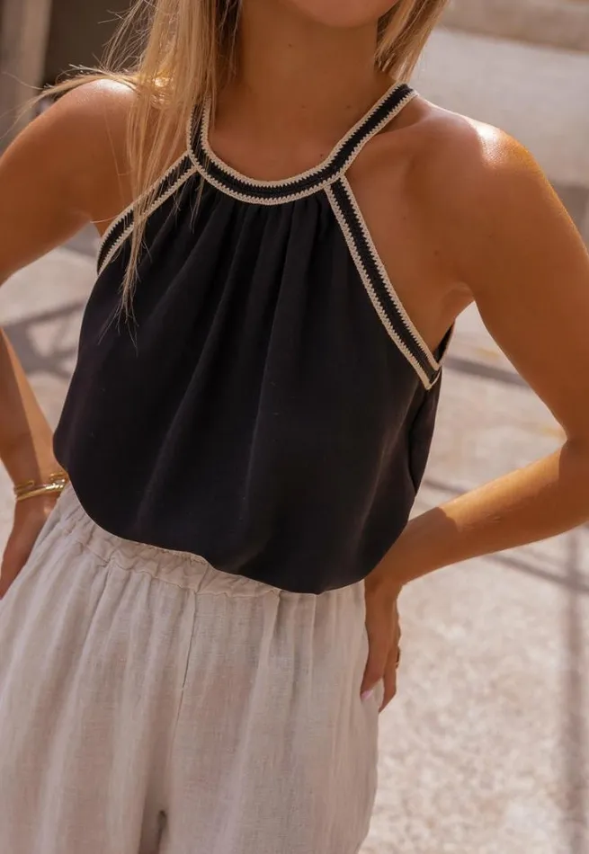 Women039s Clothing Tops Easy Clothes Black Pia Top