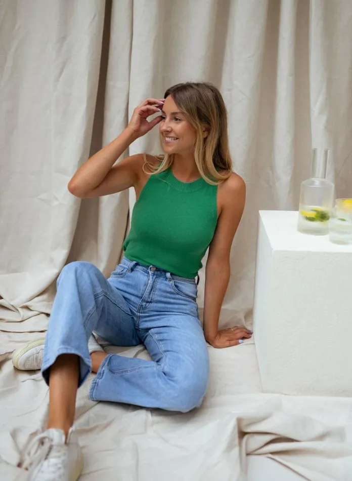Women039s Clothing Tops Easy Clothes Green Spencer Tank Top Green Women039s Clothing Tops Easy Clothes Green Spencer Tank Top Green