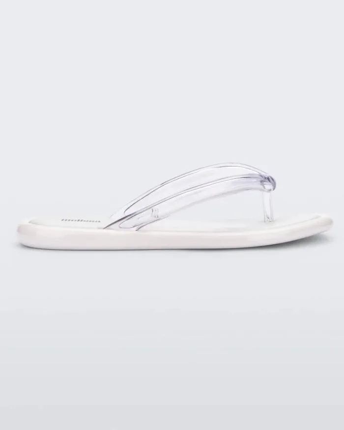 Women Airbubble Flip Flop Whiteclear Melissa Flip Flops