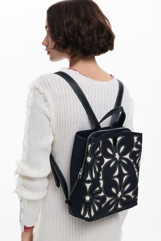 Women Backpacks Desigual Flower Backpack