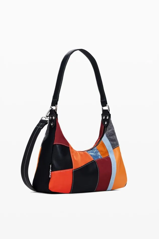 Women Bags Desigual Textured Patch Shoulder Bag