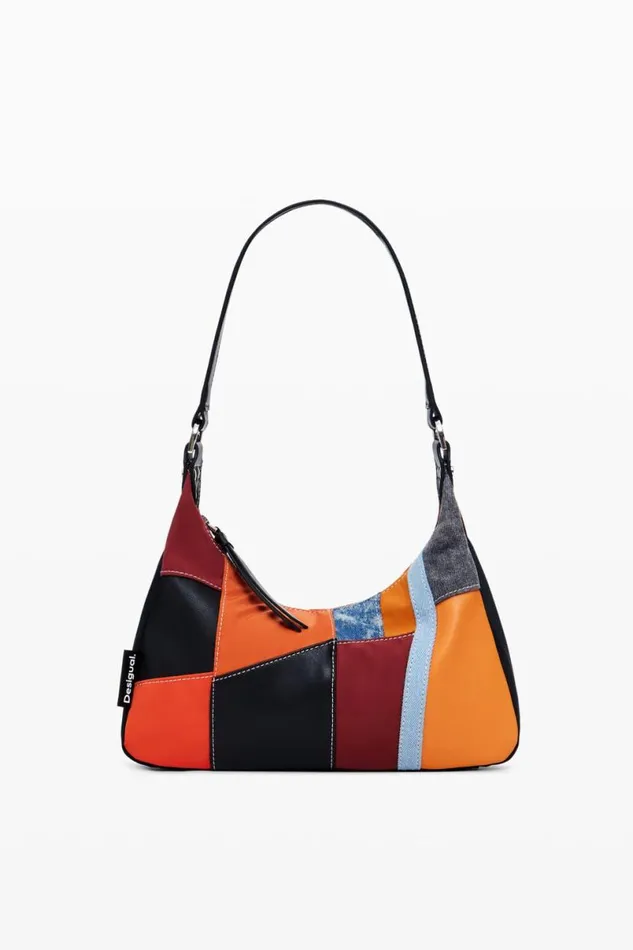 Women Bags Desigual Textured Patch Shoulder Bag