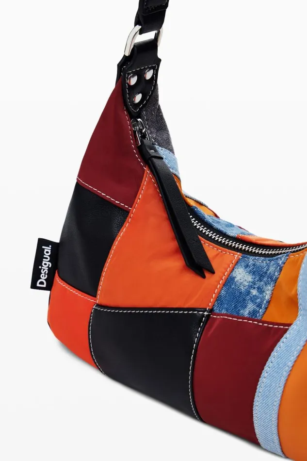 Women Bags Desigual Textured Patch Shoulder Bag
