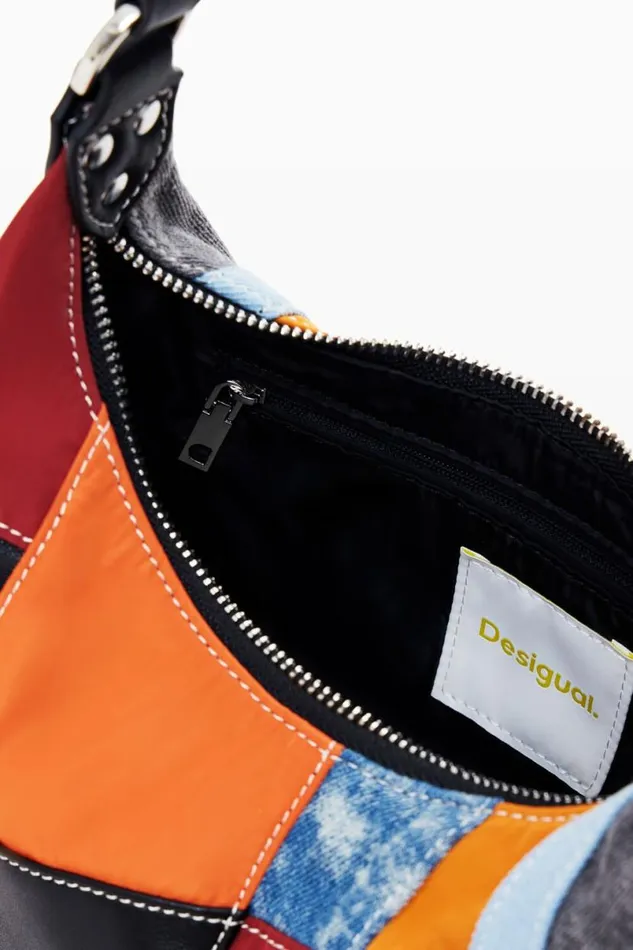Women Bags Desigual Textured Patch Shoulder Bag