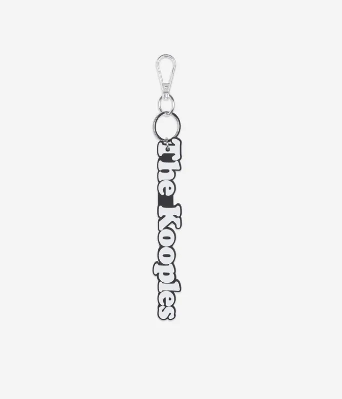 Women Bags THE KOOPLES Black And White Logo Bag Charm