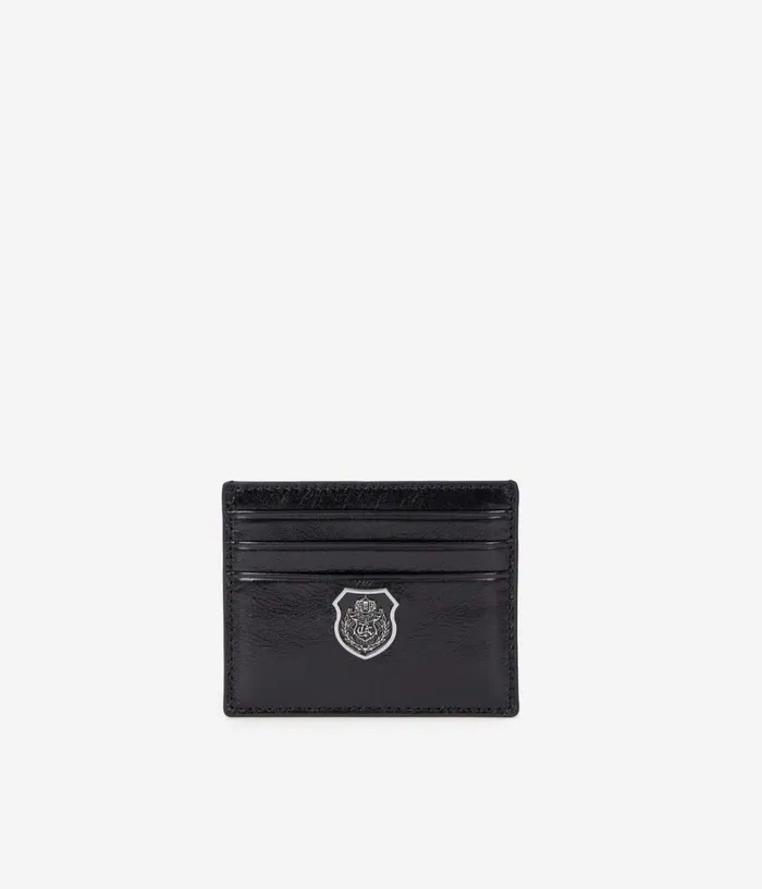 Women Bags THE KOOPLES Black Leather Blazon Card Holder