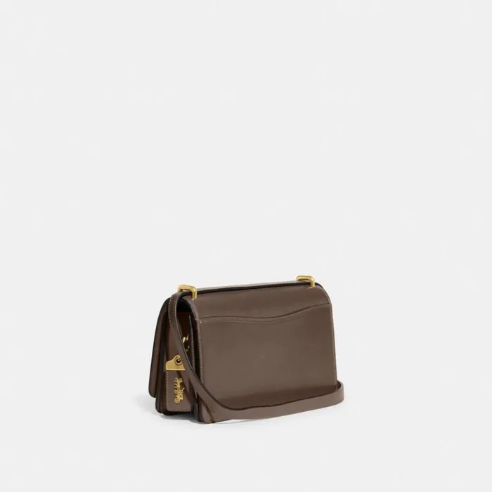 Women Bandit Shoulder Bag Brassdark Stone Coach Shoulder Bags and Hobos