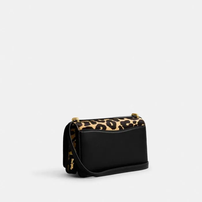 Women Bandit Shoulder Bag In Haircalf With Leopard Print Brassleopard Coach Shoulder Bags and Hobos Women Bandit Shoulder Bag In Haircalf With Leopard Print Brassleopard Coach Shoulder Bags and Hobos