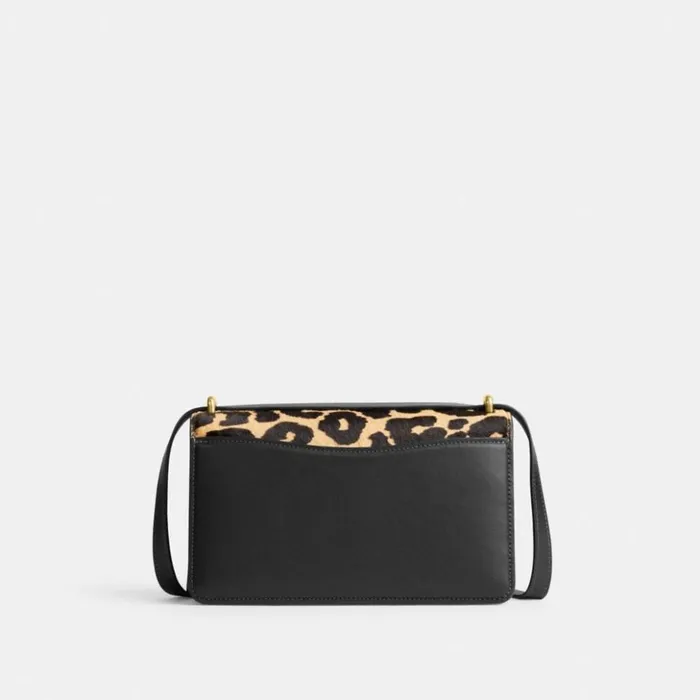 Women Bandit Shoulder Bag In Haircalf With Leopard Print Brassleopard Coach Shoulder Bags and Hobos Women Bandit Shoulder Bag In Haircalf With Leopard Print Brassleopard Coach Shoulder Bags and Hobos