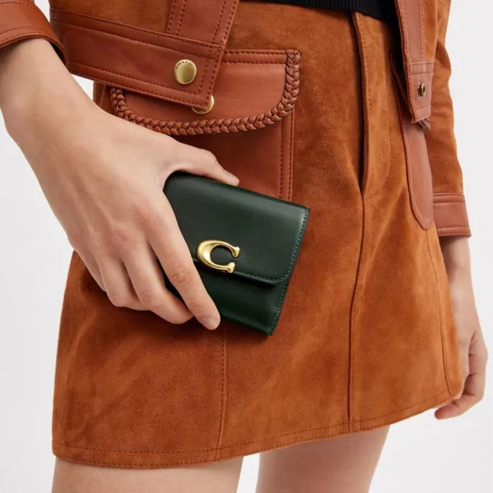 Women Bandit Wallet Brassamazon Green Coach Small Wallets
