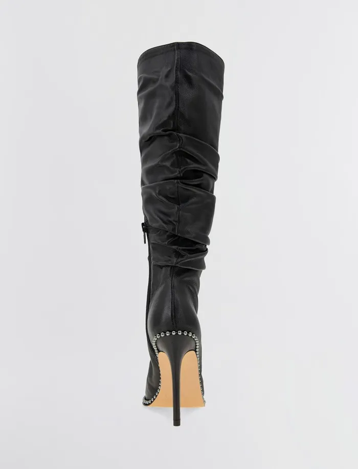 Women BCBGeneration BCBG Black Harbi Tall Boot Black