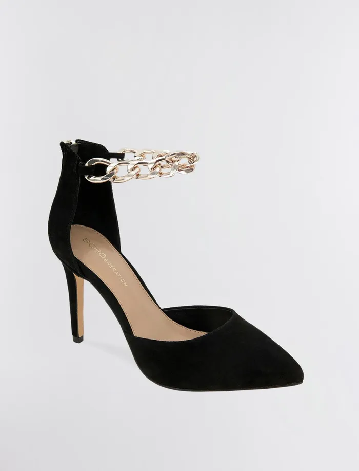 Women BCBGeneration BCBG Black Suede Haindi Pump Black Suede