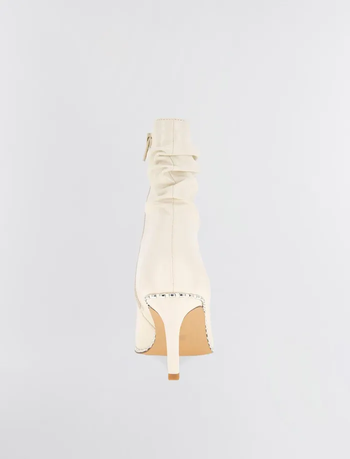 Women BCBGeneration BCBG Cream Manda Bootie Bianca