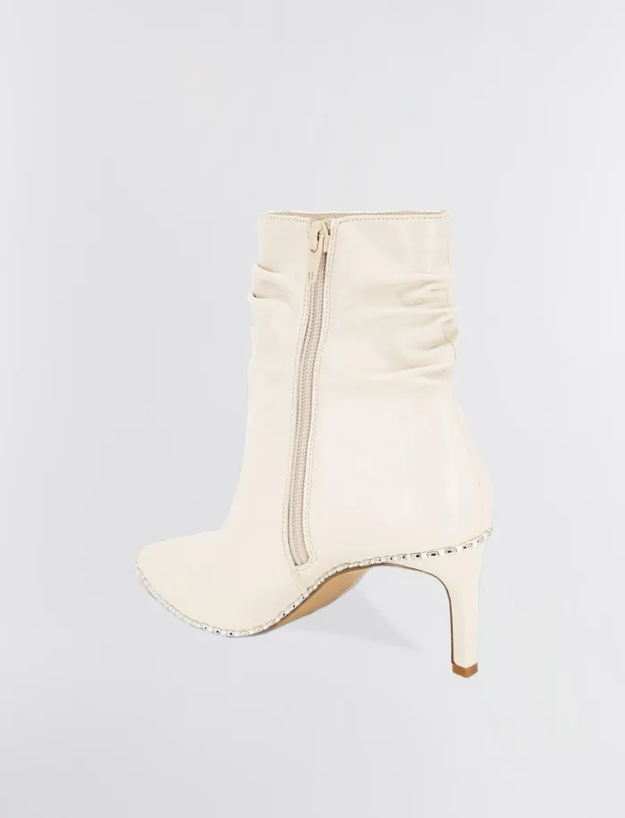 Women BCBGeneration BCBG Cream Manda Bootie Bianca