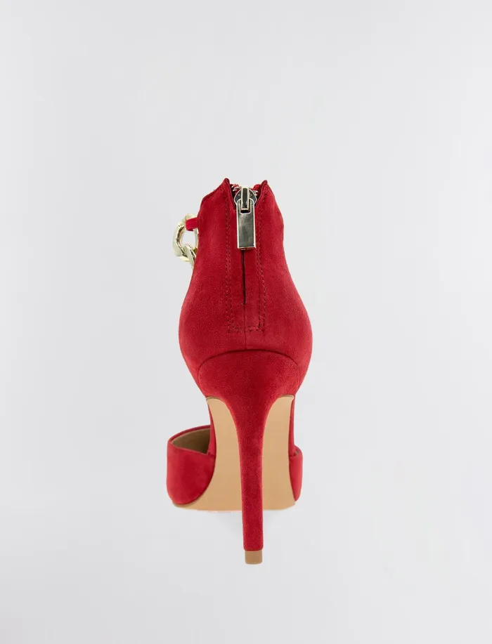 Women BCBGeneration BCBG Red Haindi Pump Lipstick Suede
