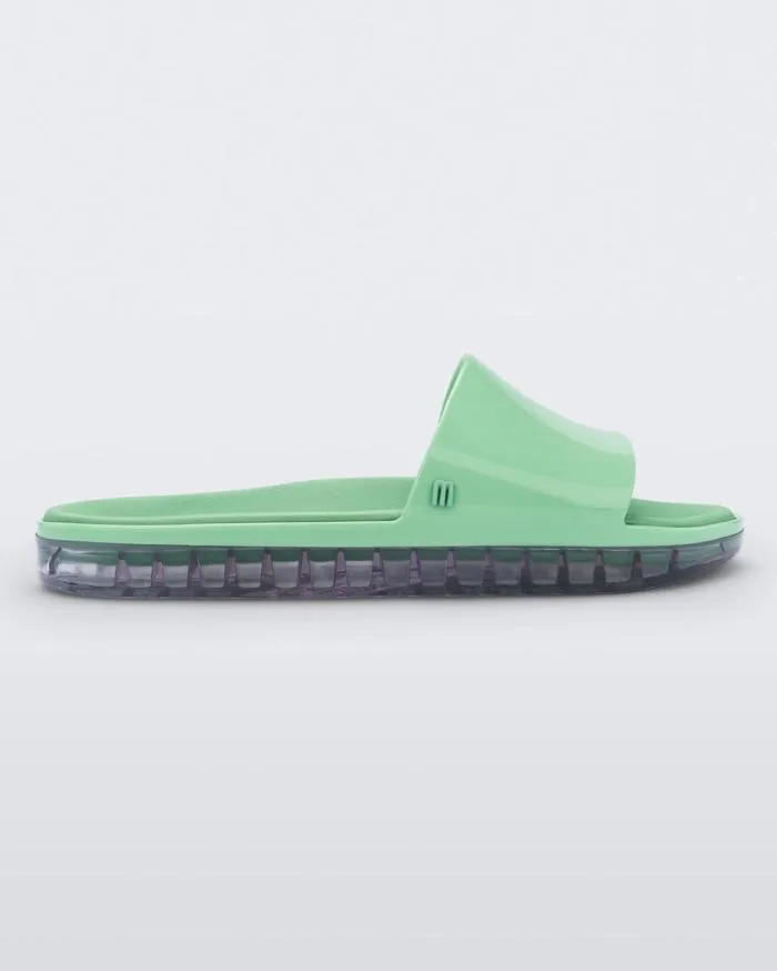 Women Beach Greenclear Melissa Slides