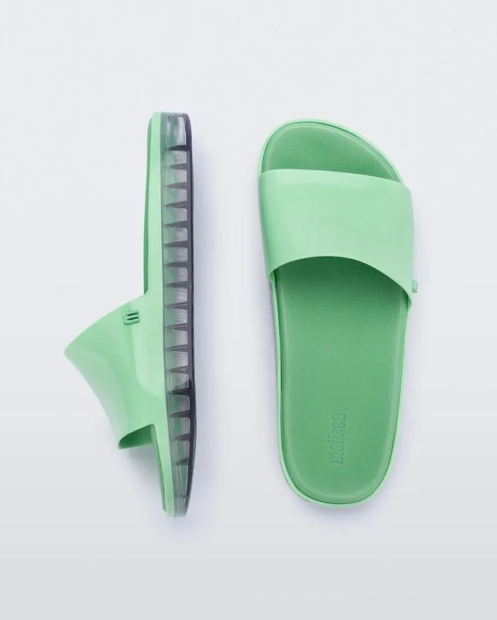 Women Beach Greenclear Melissa Slides