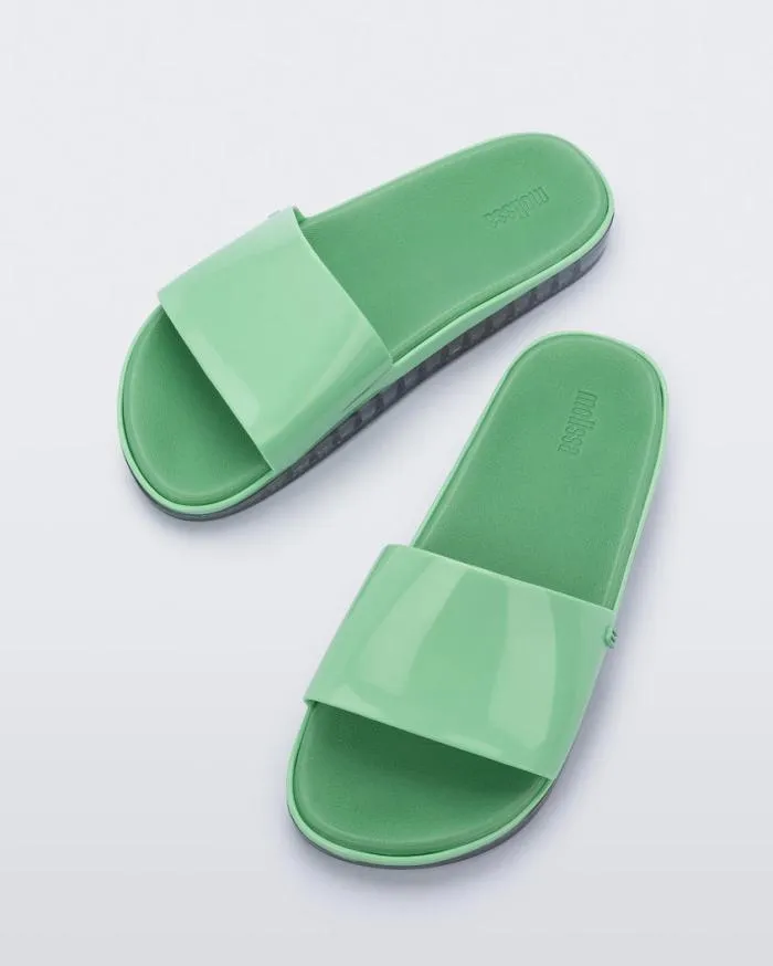 Women Beach Greenclear Melissa Slides