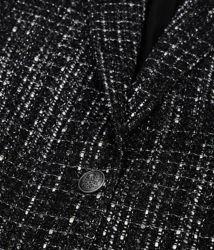 Women Blazers and Suits THE KOOPLES Black And White Tweed Suit Jacket Women Blazers and Suits THE KOOPLES Black And White Tweed Suit Jacket
