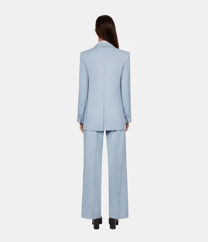 Women Blazers and Suits THE KOOPLES Blue Suit Jacket Women Blazers and Suits THE KOOPLES Blue Suit Jacket
