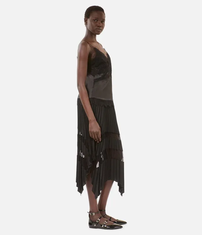 Women Blouses and Shirts THE KOOPLES Black Camisole With Lace Details Women Blouses and Shirts THE KOOPLES Black Camisole With Lace Details