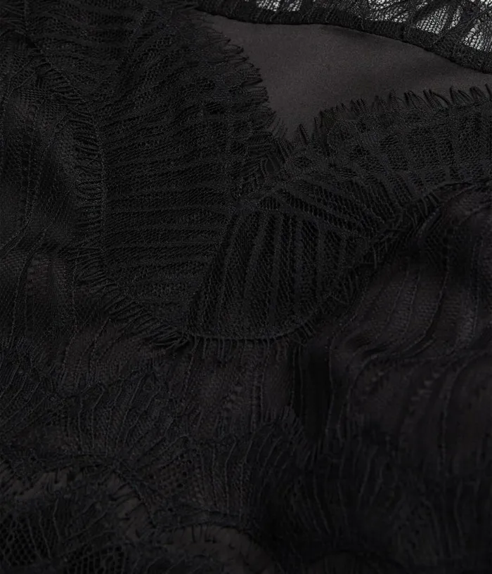 Women Blouses and Shirts THE KOOPLES Black Camisole With Lace Details Women Blouses and Shirts THE KOOPLES Black Camisole With Lace Details