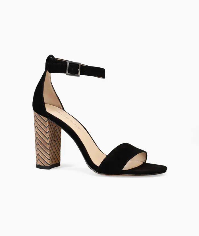 Women Bonnie Mid Heel 8211 Black Pelle Moda High Heels Women Bonnie Mid Heel 8211 Black Pelle Moda High Heels