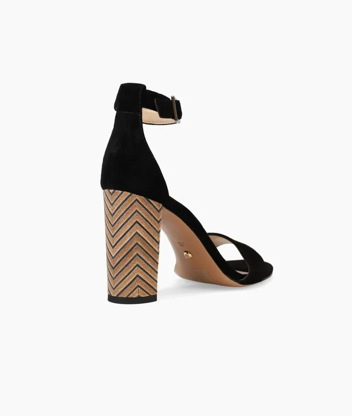 Women Bonnie Mid Heel 8211 Black Pelle Moda High Heels Women Bonnie Mid Heel 8211 Black Pelle Moda High Heels