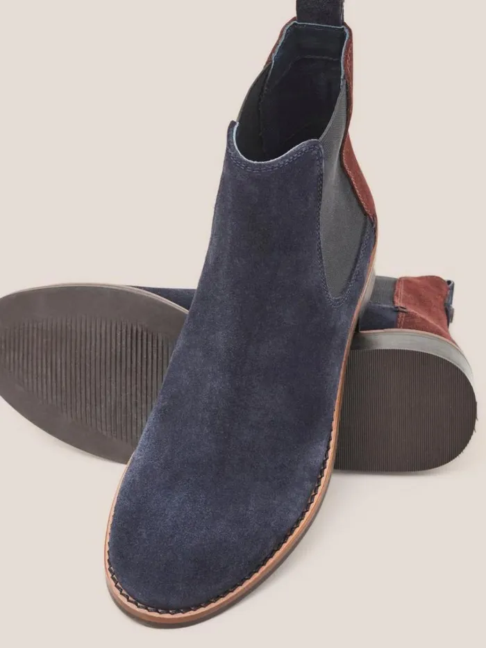 Women BOOTS White Stuff Frankie Suede Chelsea Boot Dark Navy Women BOOTS White Stuff Frankie Suede Chelsea Boot Dark Navy