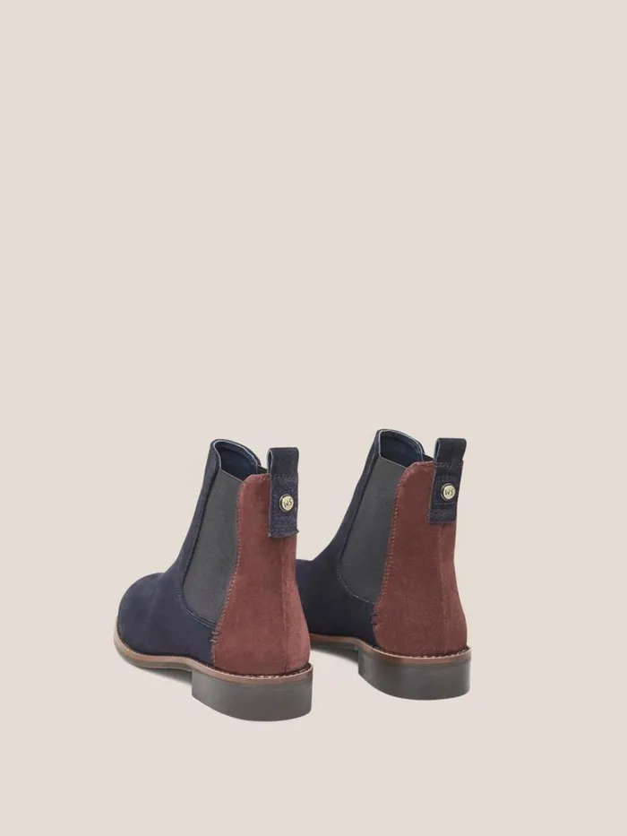 Women BOOTS White Stuff Frankie Suede Chelsea Boot Dark Navy Women BOOTS White Stuff Frankie Suede Chelsea Boot Dark Navy