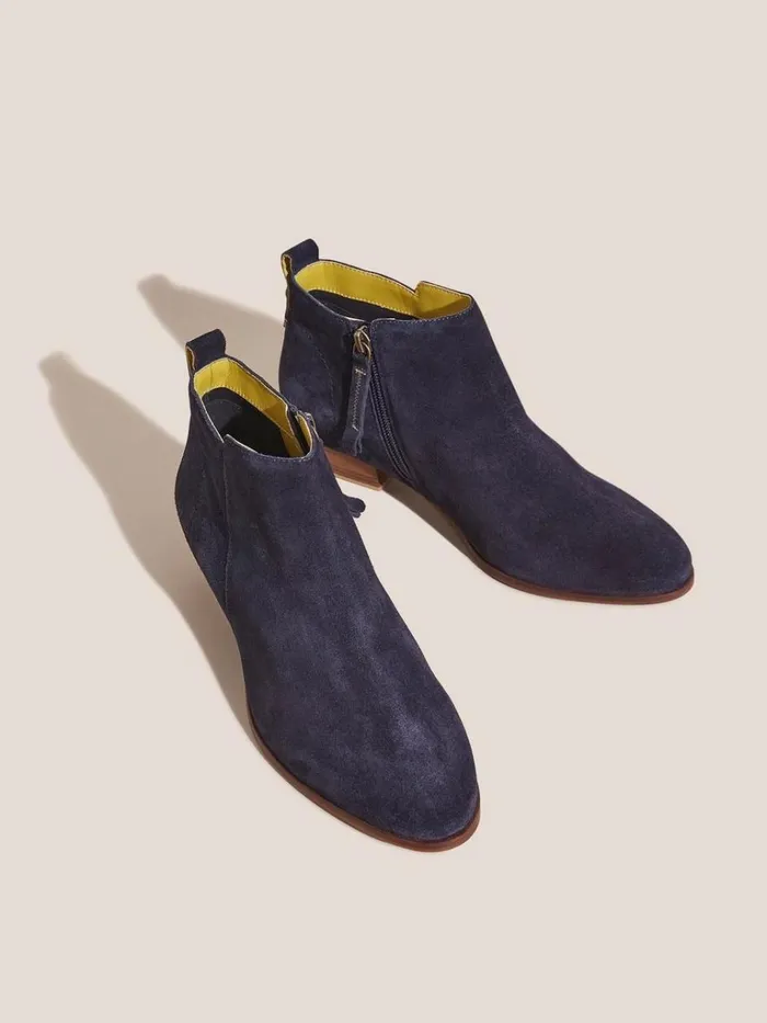 Women BOOTS White Stuff Willow Ankle Boot Dark Navy