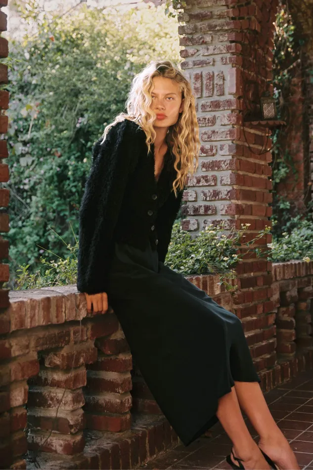Women Bottoms Christy Dawn The Helen Bias Skirt Raven Silk Women Bottoms Christy Dawn The Helen Bias Skirt Raven Silk