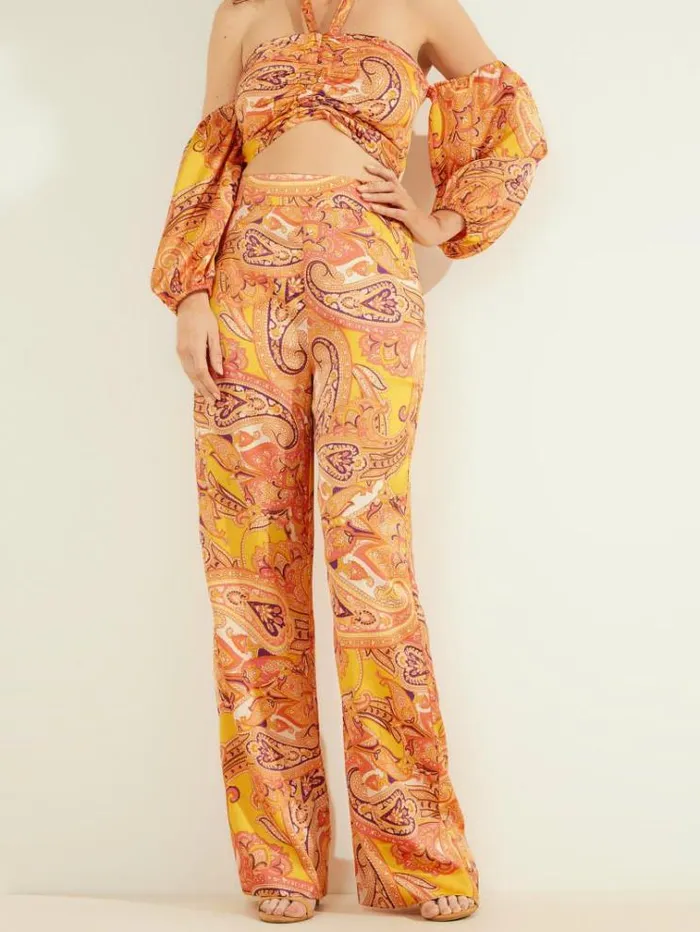 Women Bottoms Marciano Cabo Paisley Pant Cabo Paisley